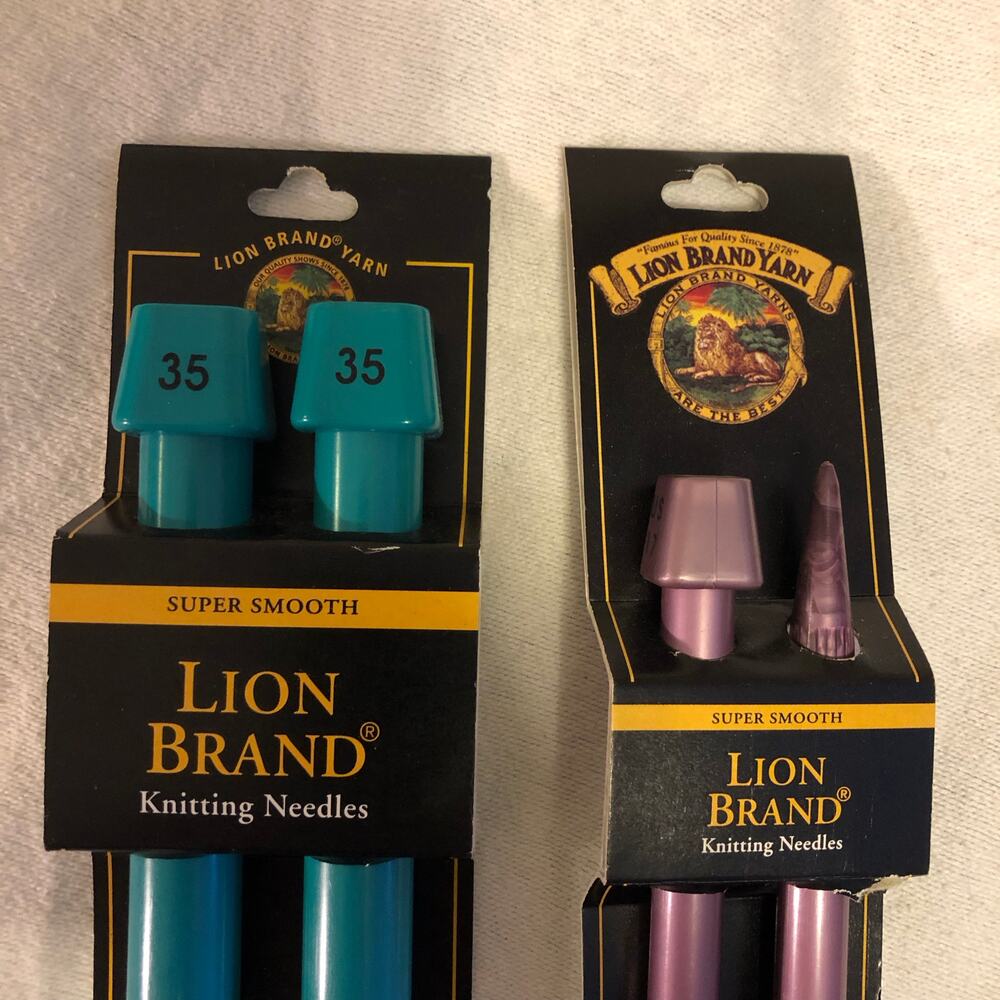 Lion Brand Knitting Needles 12 mm, 19mm New‎